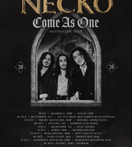 JUST ANNOUNCED: Necko – September 18th